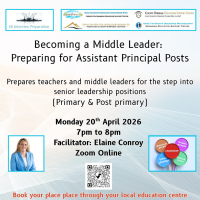Becoming a Middle Leader: Preparing for Assistant Principal Posts – 26LCSP08